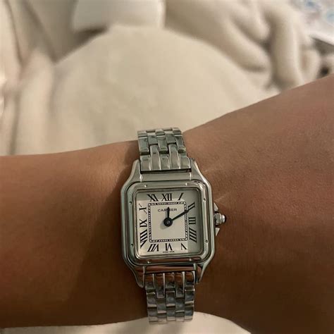 cartier bangle watch dupe|knockoff cartier panthere watch.